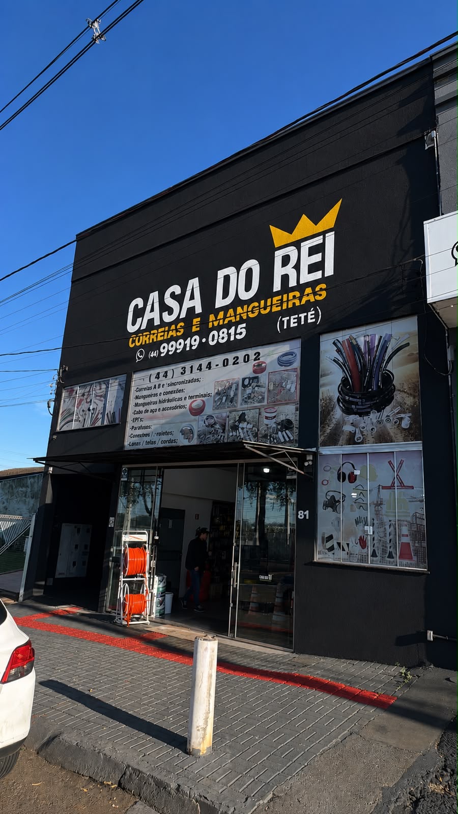 Fachada da Casa do Rei em Campo Mourão